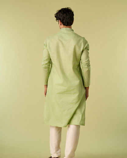 Diwas Men Emerald Delight Cotton Kurta Pajama