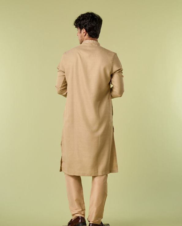 Diwas Men Fawn Fiesta Kurta Pajama