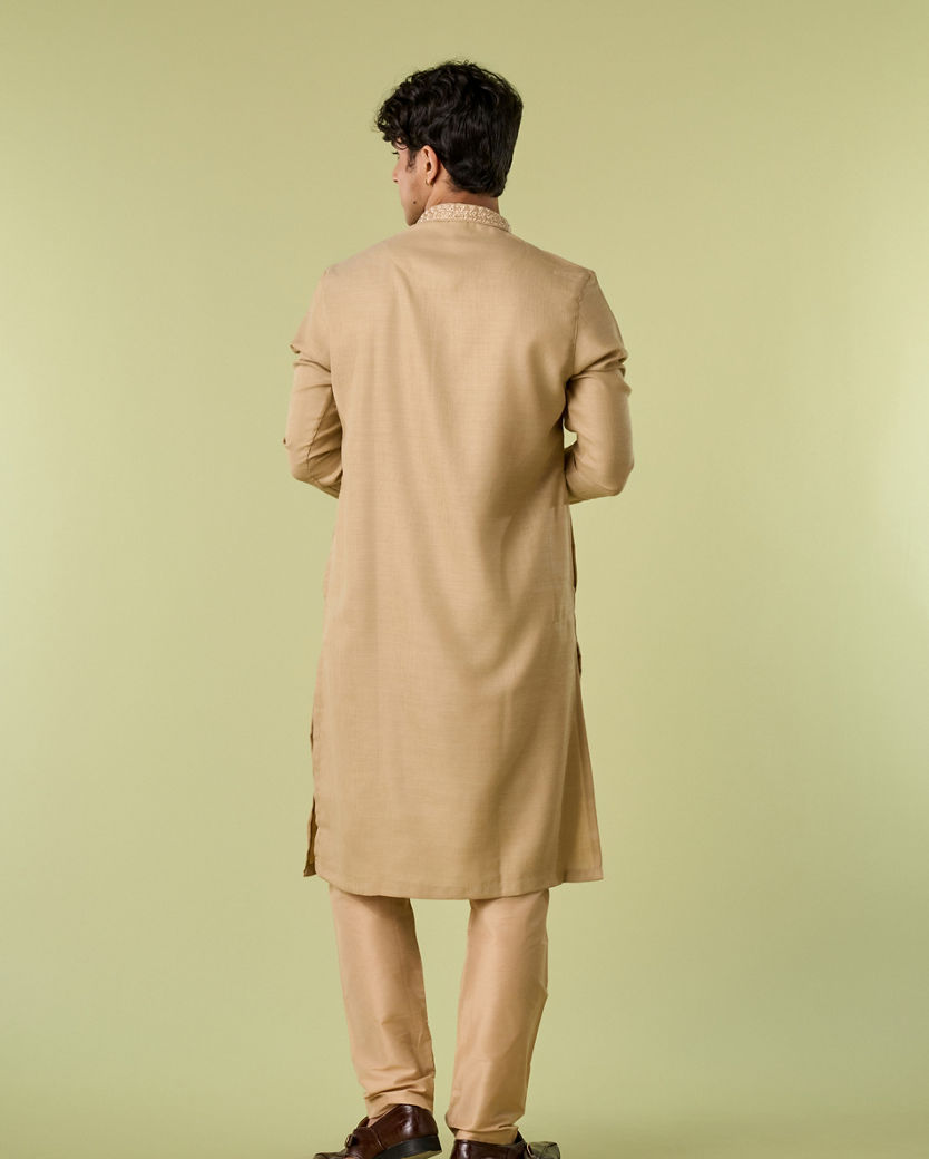Diwas Men Fawn Fiesta Kurta Pajama