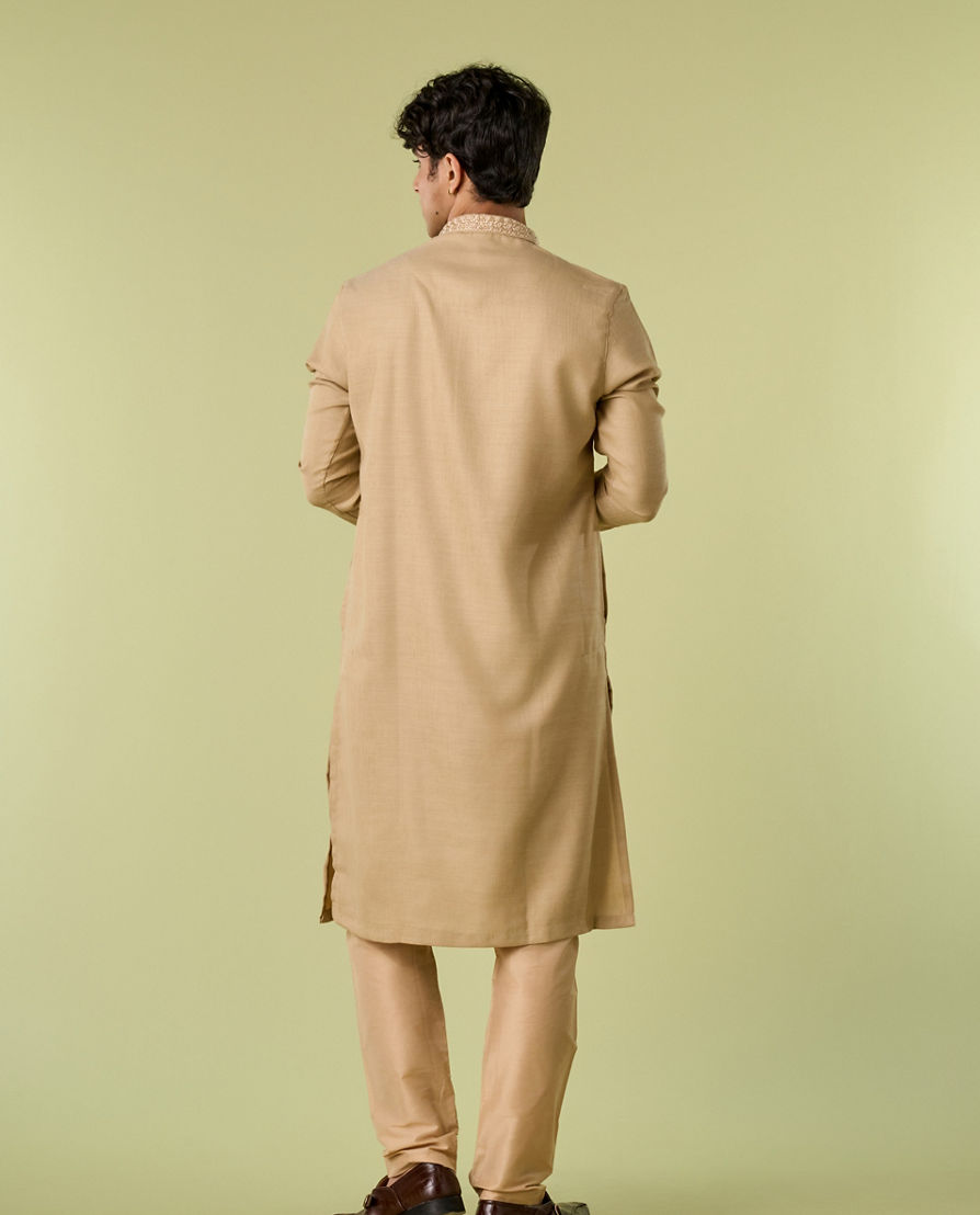 Diwas Men Fawn Fiesta Kurta Pajama