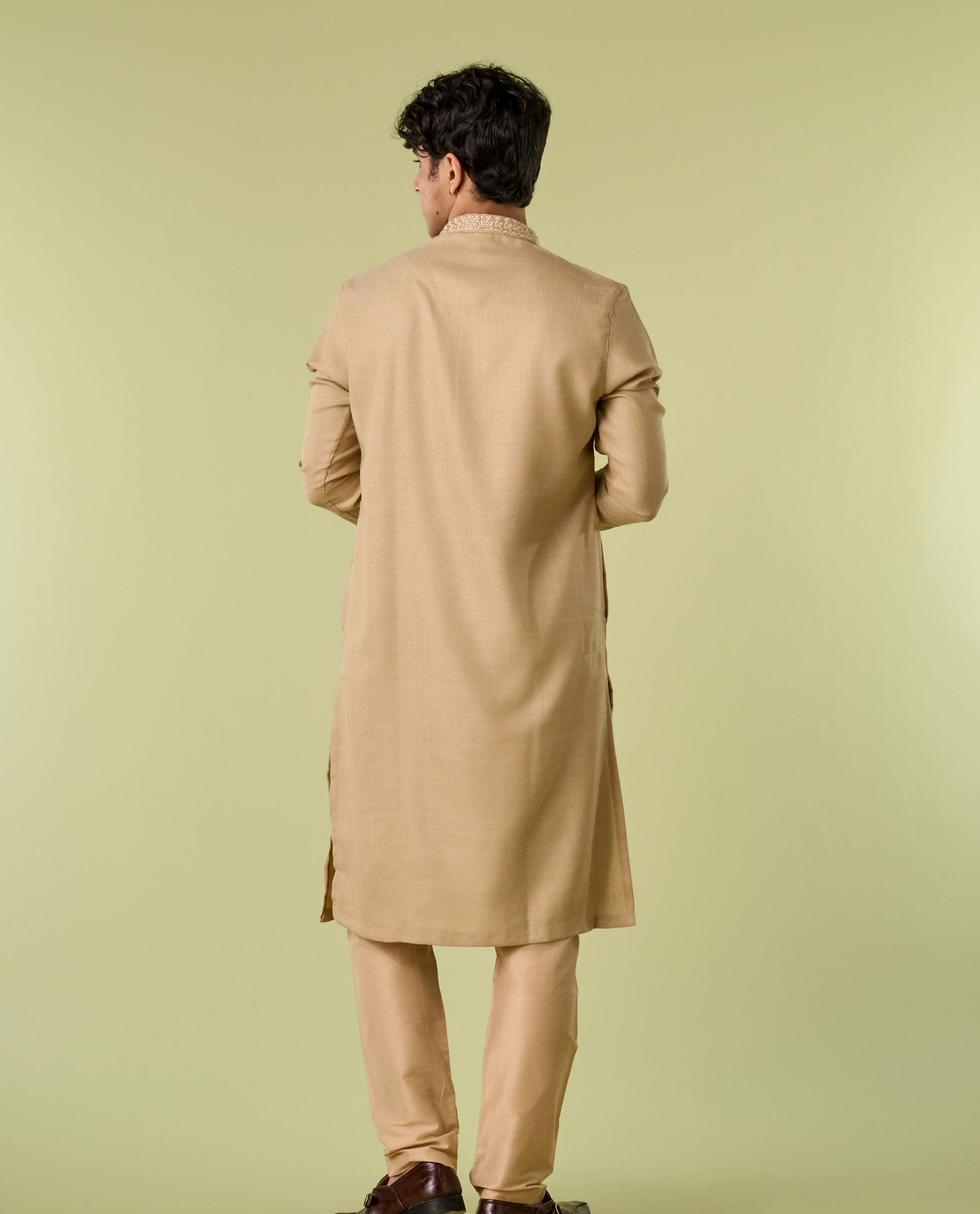 Diwas Men Fawn Fiesta Kurta Pajama