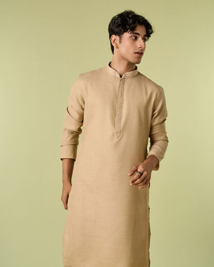 Diwas Men Fawn Fiesta Kurta Pajama