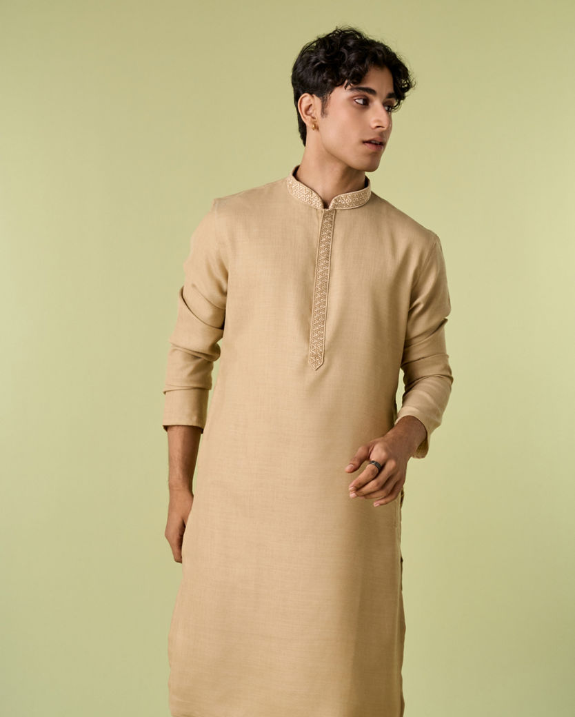 Diwas Men Fawn Fiesta Kurta Pajama