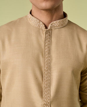 Diwas Men Fawn Fiesta Kurta Pajama