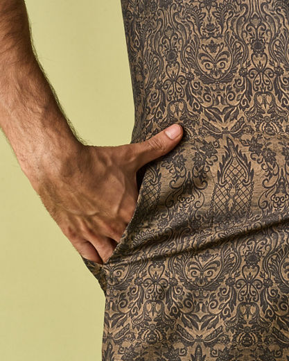 Diwas Men Olive Green Elegance Kurta Pajama