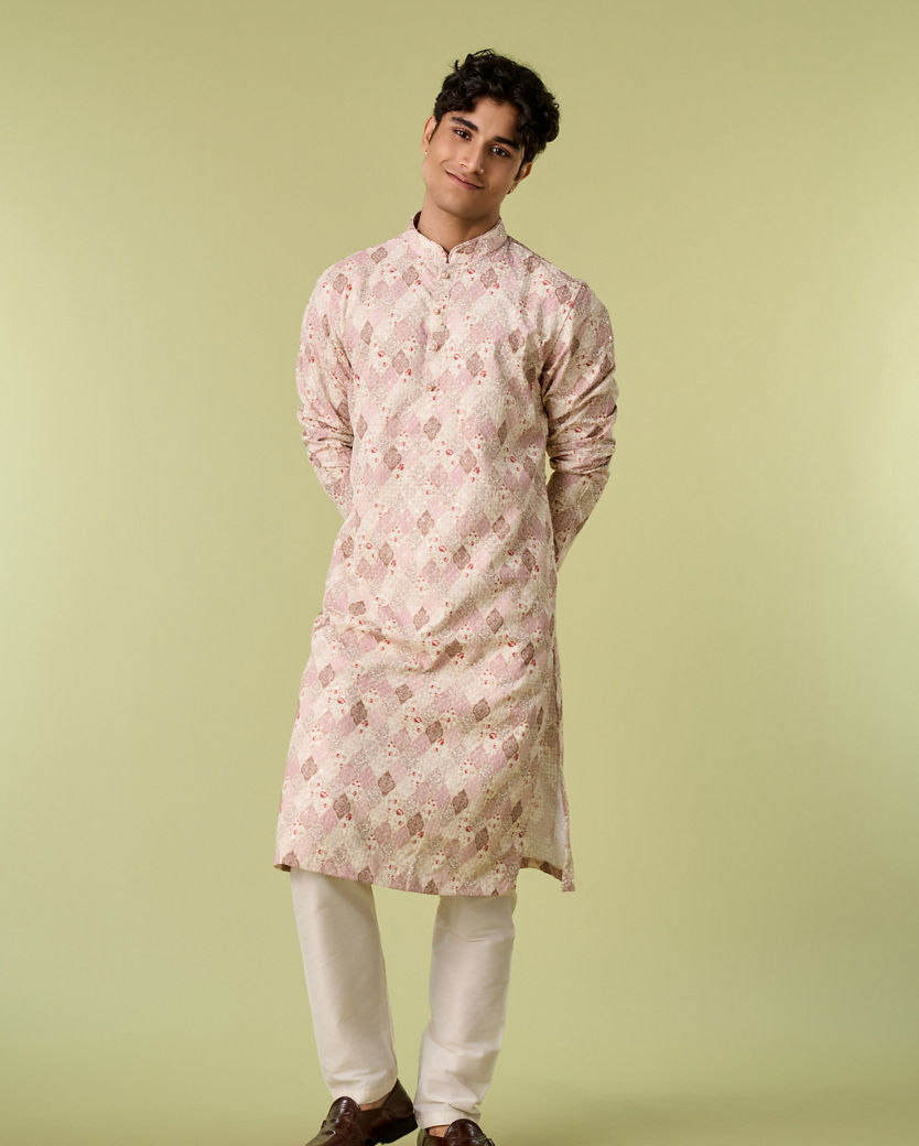 Diwas Men Cream Radiance Kurta Pajama