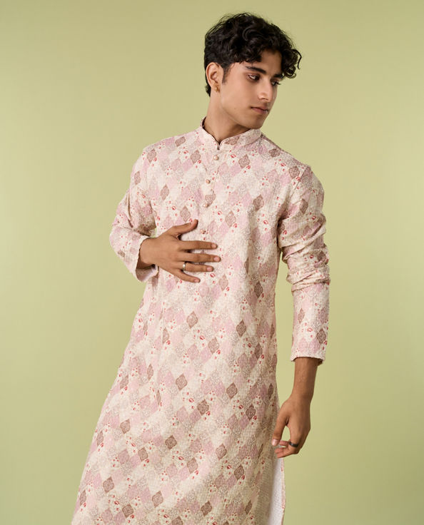 Diwas Men Cream Radiance Kurta Pajama