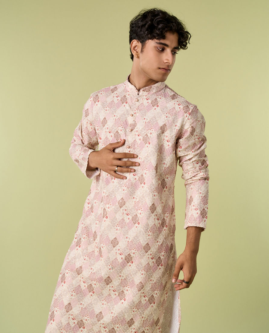 Diwas Men Cream Radiance Kurta Pajama