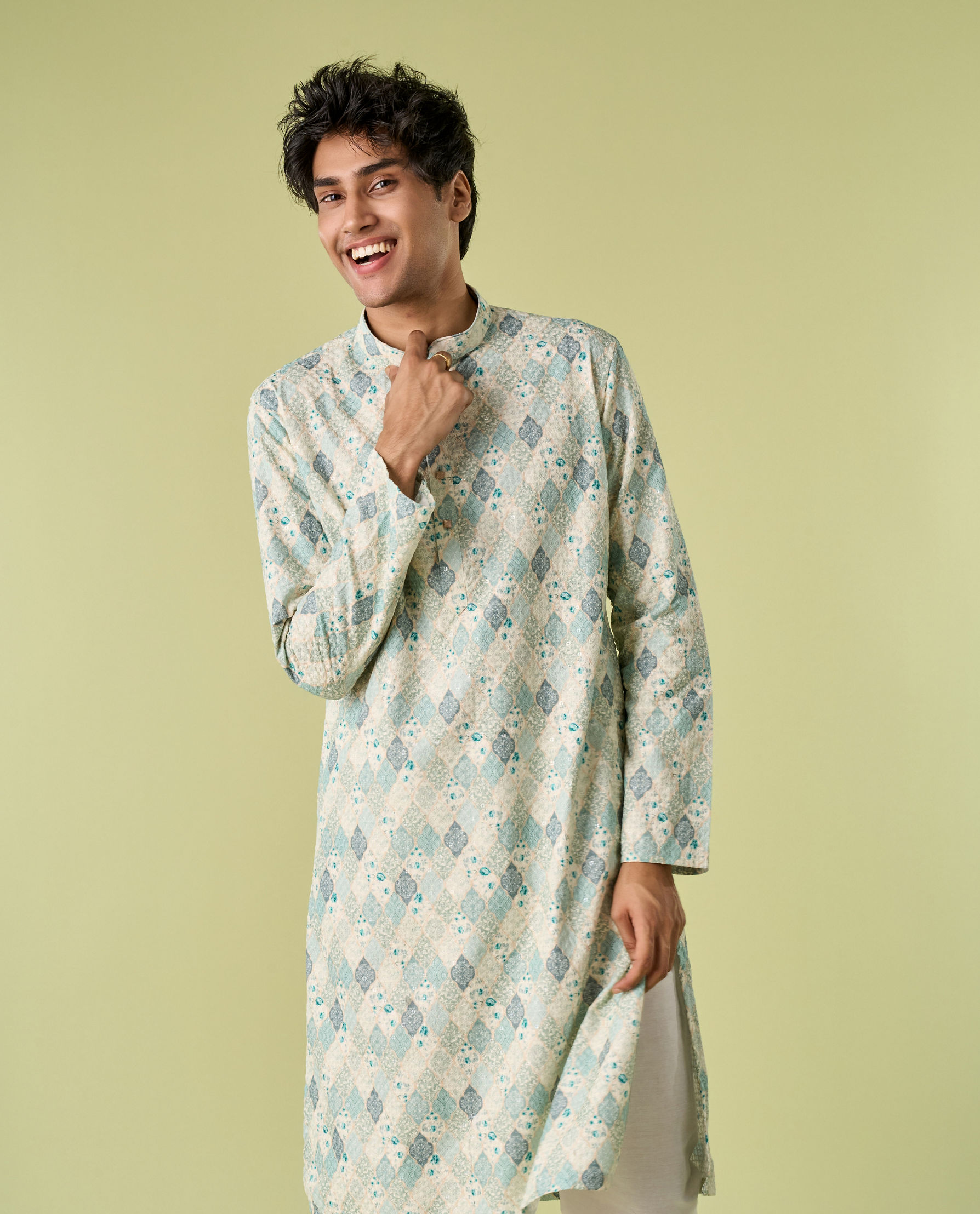 Diwas Men Emerald Euphoria Kurta Pajama