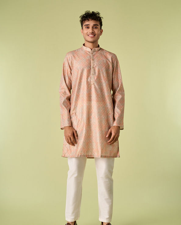 Diwas Men Fawn Elegance Kurta Pajama