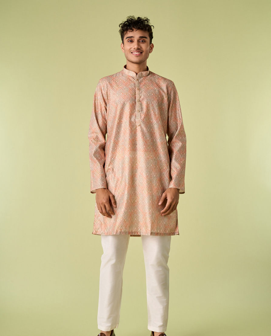 Diwas Men Fawn Elegance Kurta Pajama
