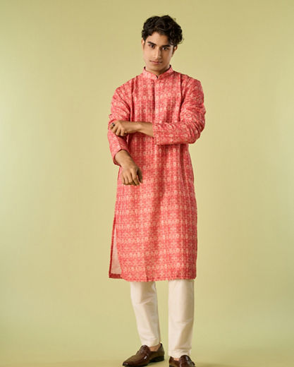 Diwas Men Coral Elegance Kurta Pajama