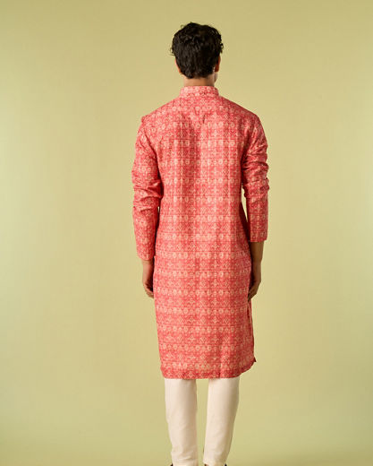 Diwas Men Coral Elegance Kurta Pajama