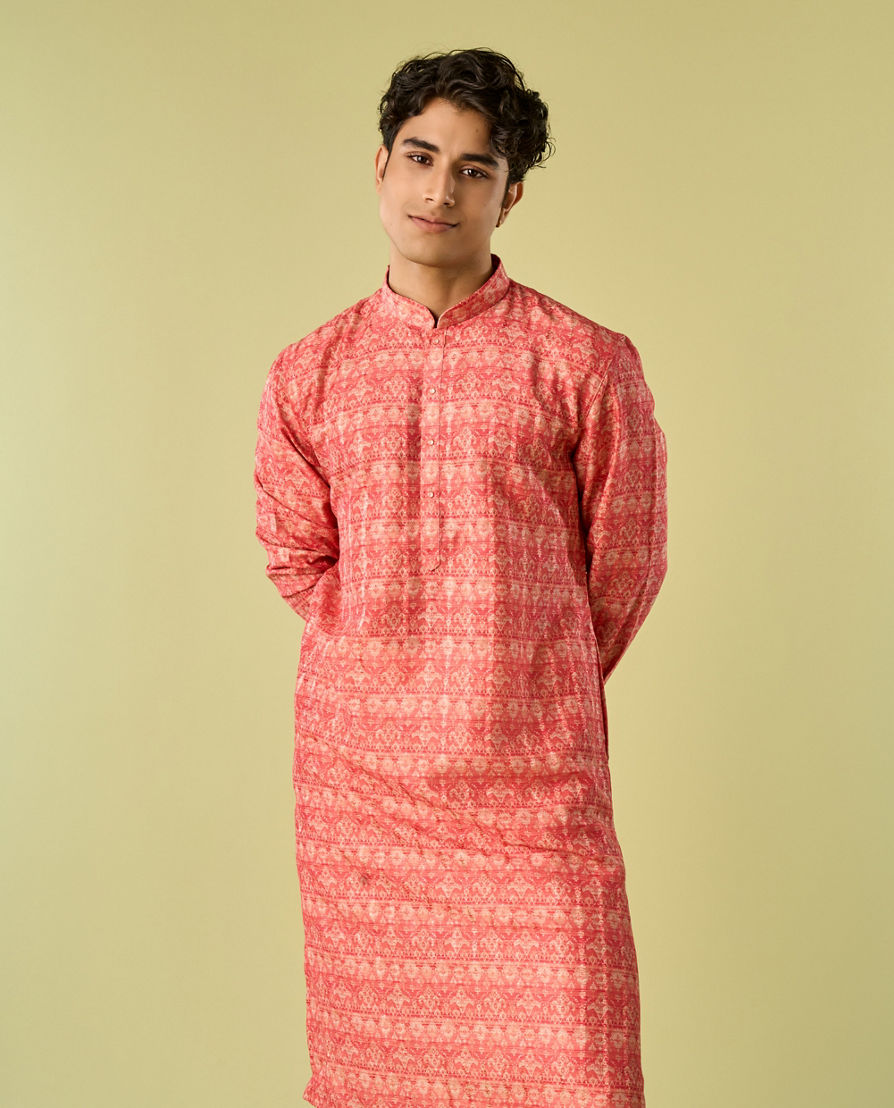 Diwas Men Coral Elegance Kurta Pajama