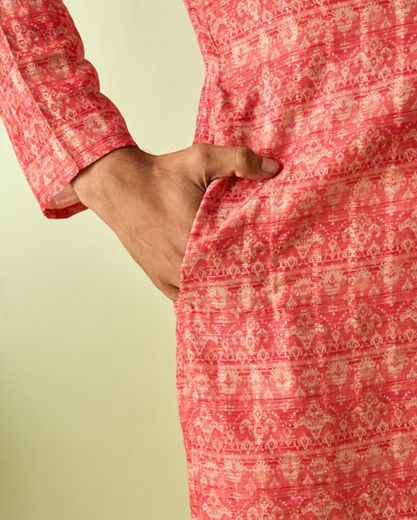 Diwas Men Coral Elegance Kurta Pajama