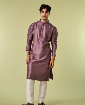 Diwas Men Regal Purple Kurta Pajama