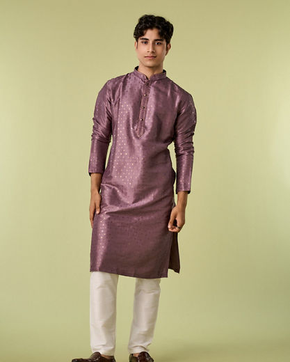Diwas Men Regal Purple Kurta Pajama