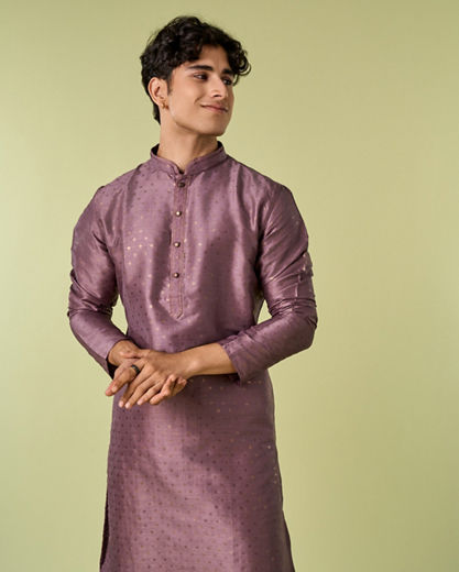 Diwas Men Regal Purple Kurta Pajama