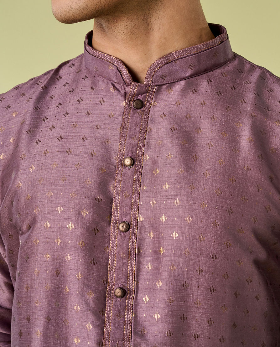 Diwas Men Regal Purple Kurta Pajama