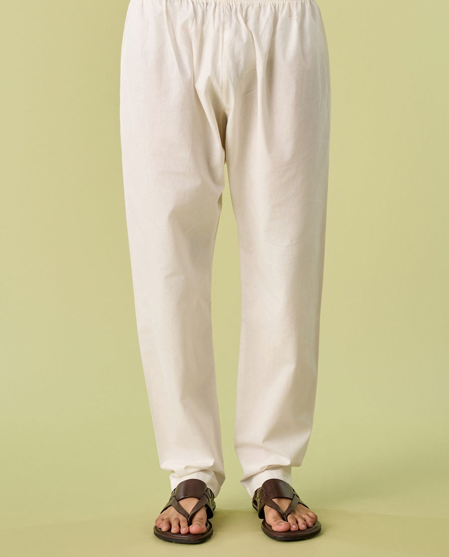 Diwas Men Sunset Gold Kurta Pajama Ensemble