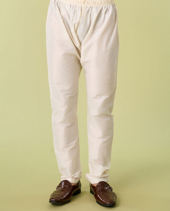 Diwas Men Sun Kissed Yellow Elegance Kurta Pajama