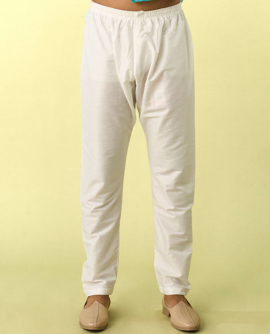 Diwas Men Turquoise Blue Aura Kurta Pajama