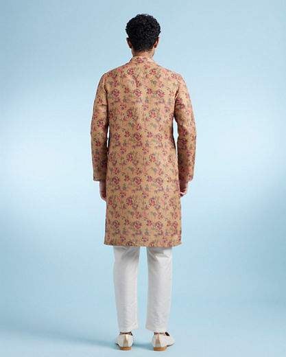 Diwas Men Mehndi Green Radiance Kurta Pajama