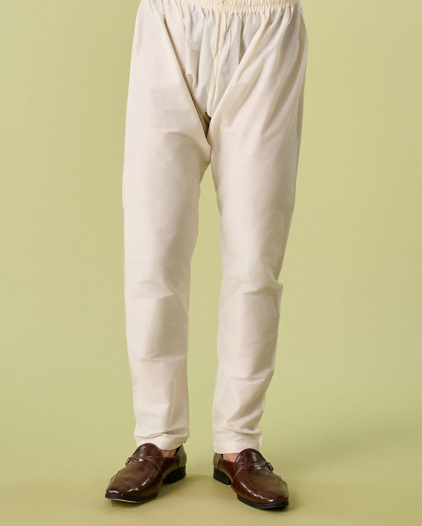 Diwas Men Mustard Majesty Kurta Pajama