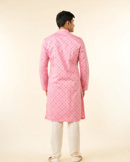 Diwas Men Splendid Pink Kurta Pajama