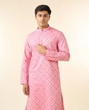 Diwas Men Splendid Pink Kurta Pajama