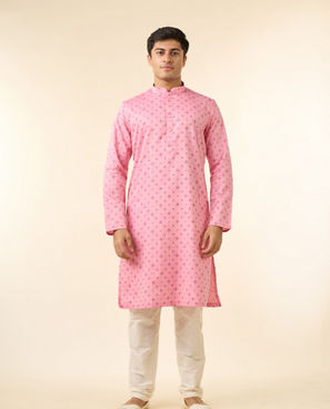 Diwas Men Splendid Pink Kurta Pajama