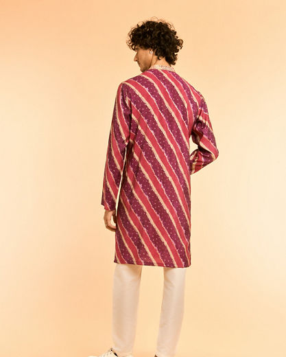 Diwas Men Purple Delight Kurta Pajama