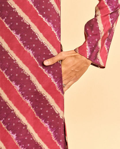Diwas Men Purple Delight Kurta Pajama