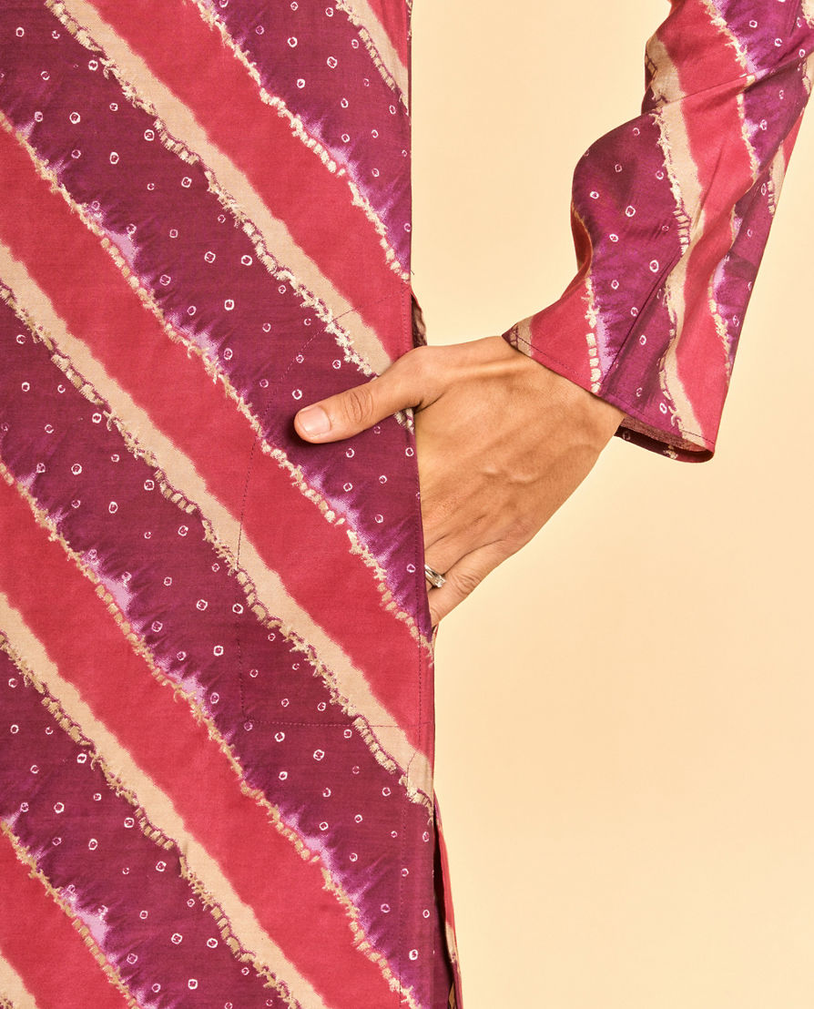 Diwas Men Purple Delight Kurta Pajama