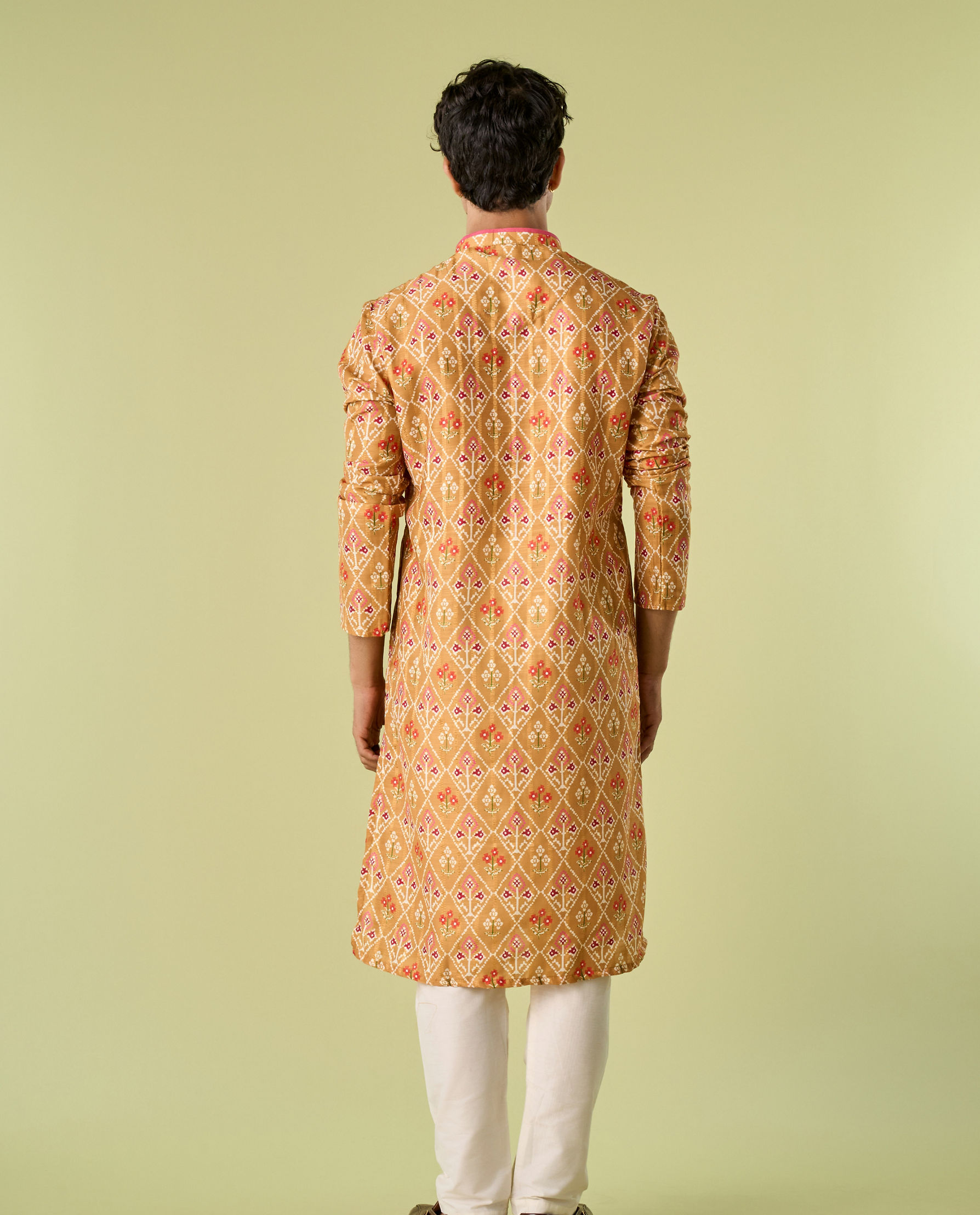 Diwas Men Mustard Splendor Kurta Pajama