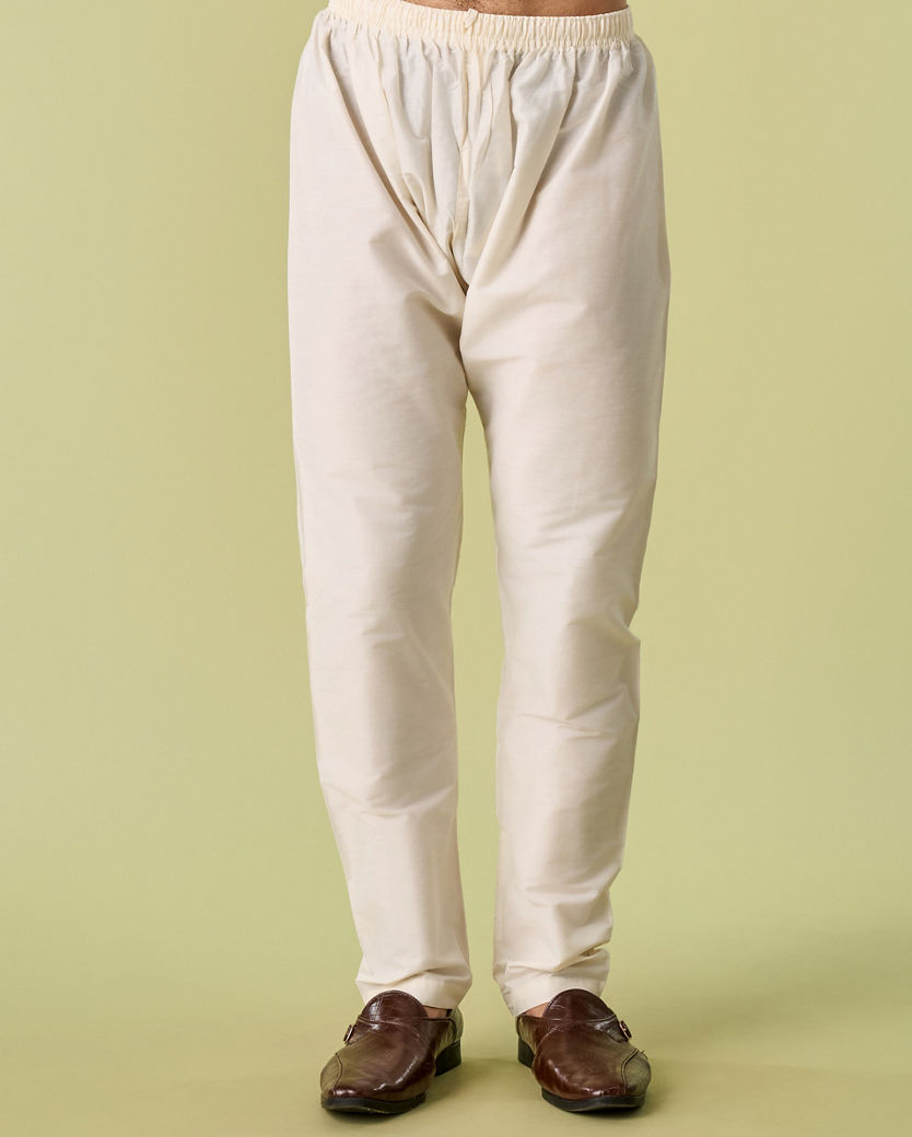 Diwas Men Mustard Elegance Kurta Pajama