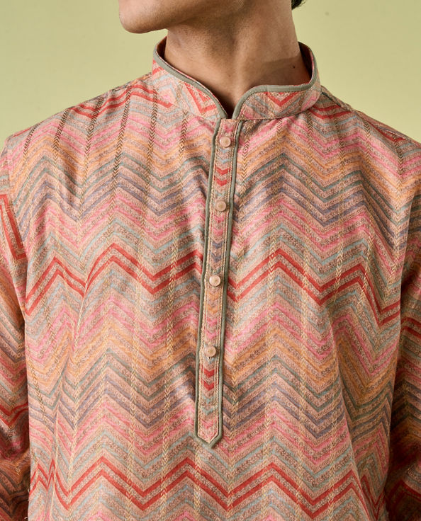 Diwas Men Fawn Serenity Kurta Pajama