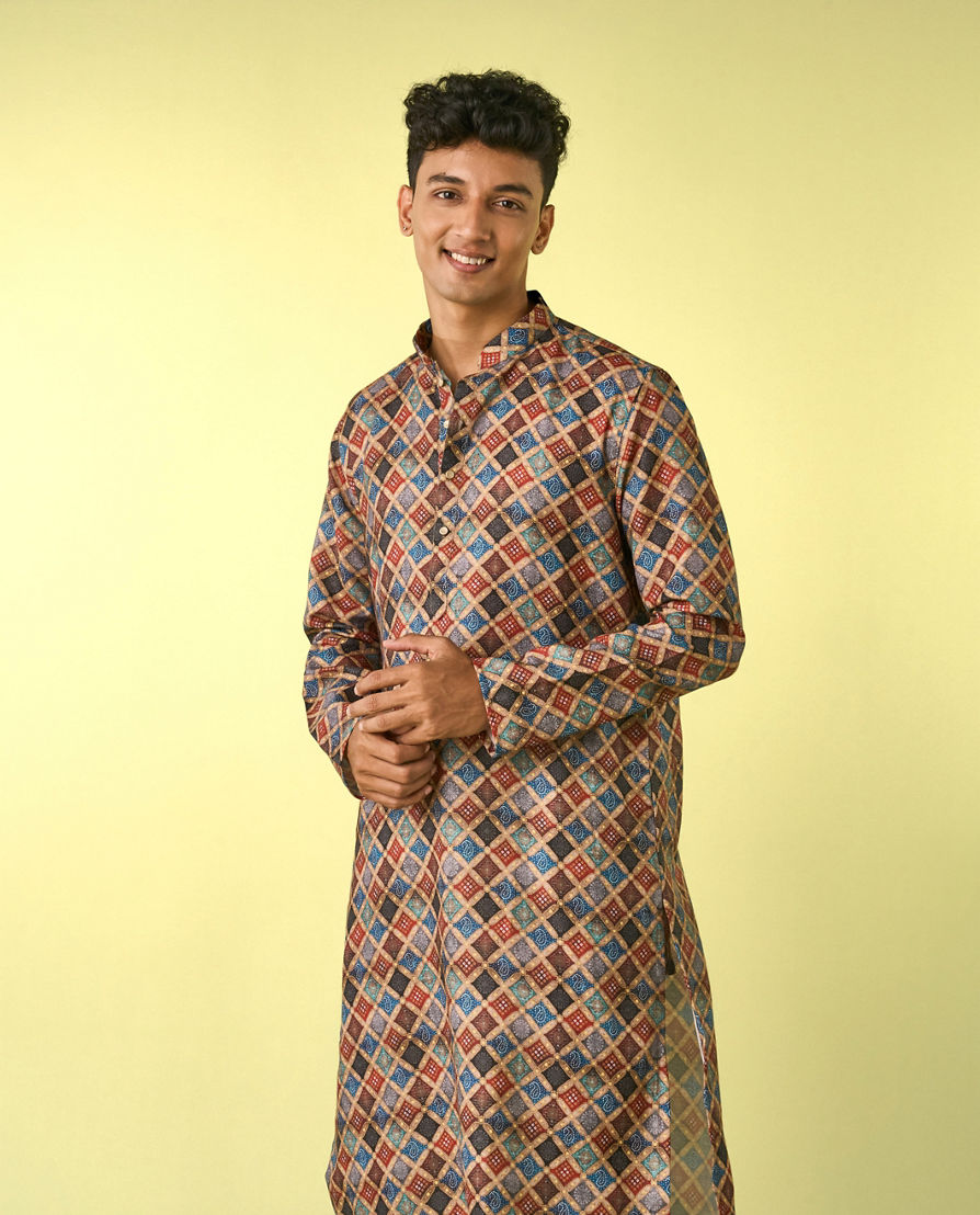 Diwas Men Fawn Delight Kurta Pajama