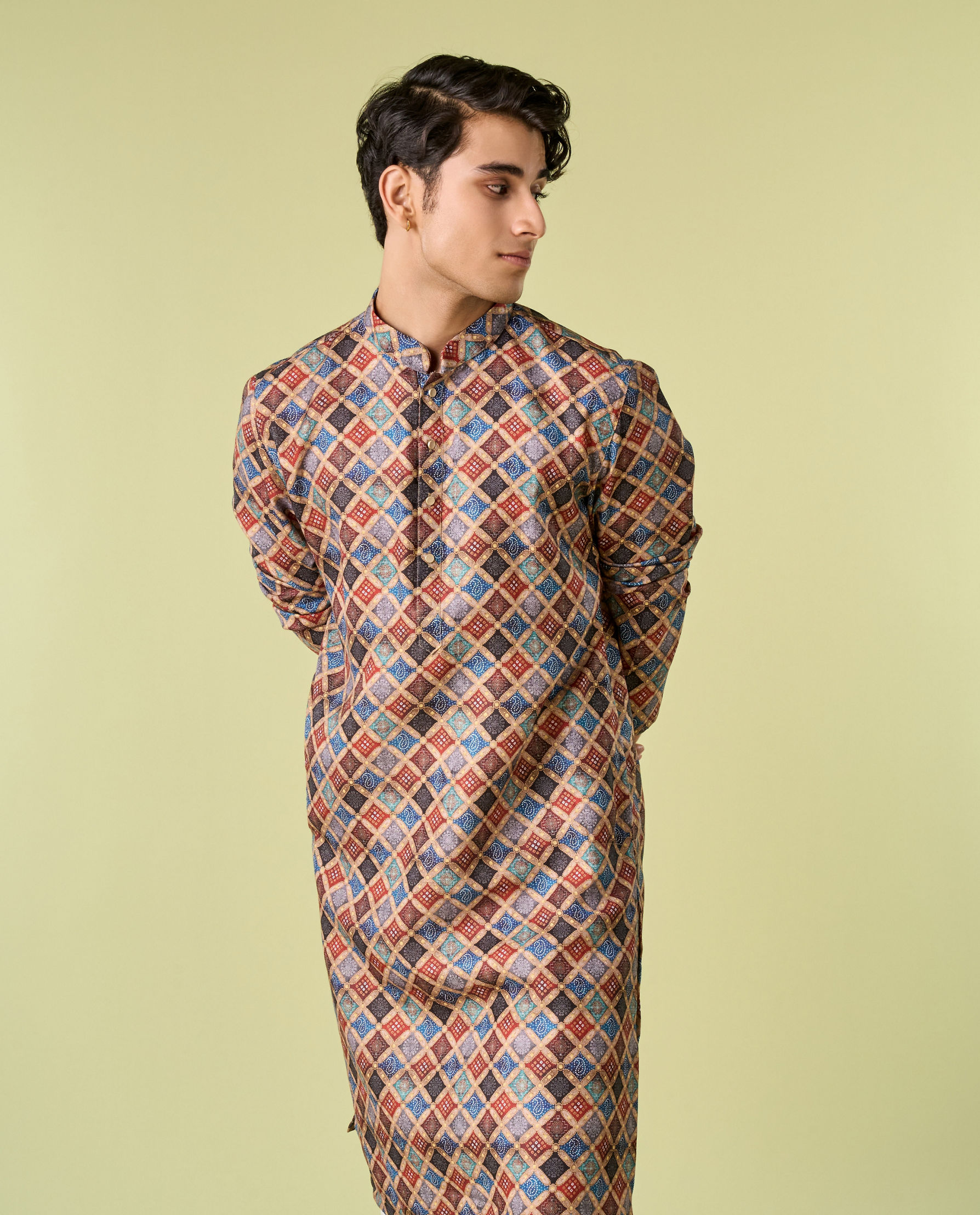 Diwas Men Fawn Delight Kurta Pajama