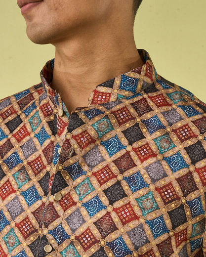 Diwas Men Fawn Delight Kurta Pajama