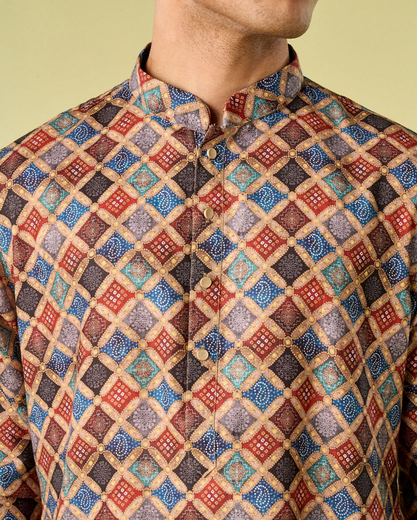 Diwas Men Fawn Delight Kurta Pajama