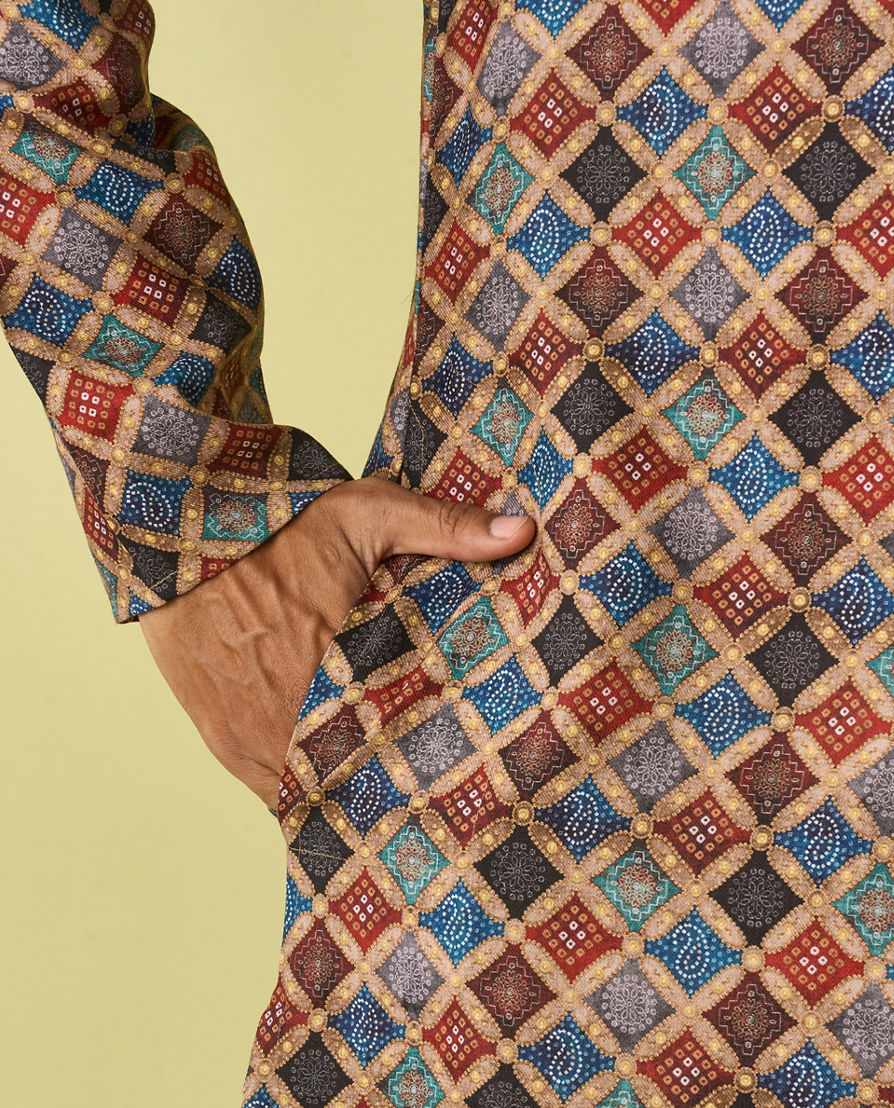Diwas Men Fawn Delight Kurta Pajama