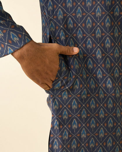 Diwas Men Opulent Blue Kurta Pajama