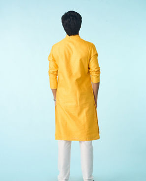Diwas Men Radiance Yellow Kurta Pajama