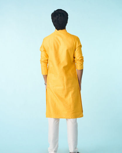 Diwas Men Radiance Yellow Kurta Pajama