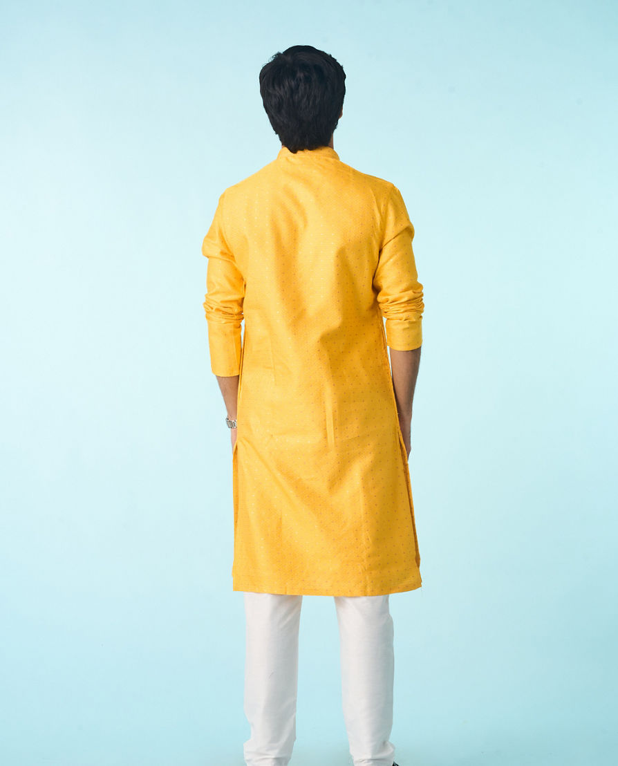 Diwas Men Radiance Yellow Kurta Pajama