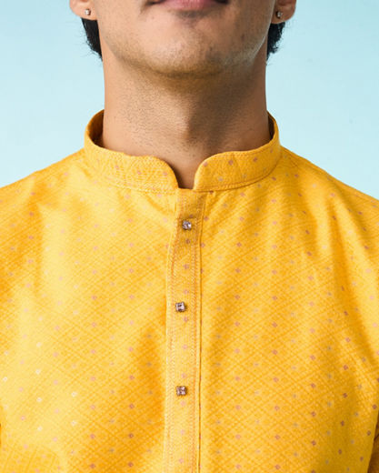 Diwas Men Radiance Yellow Kurta Pajama