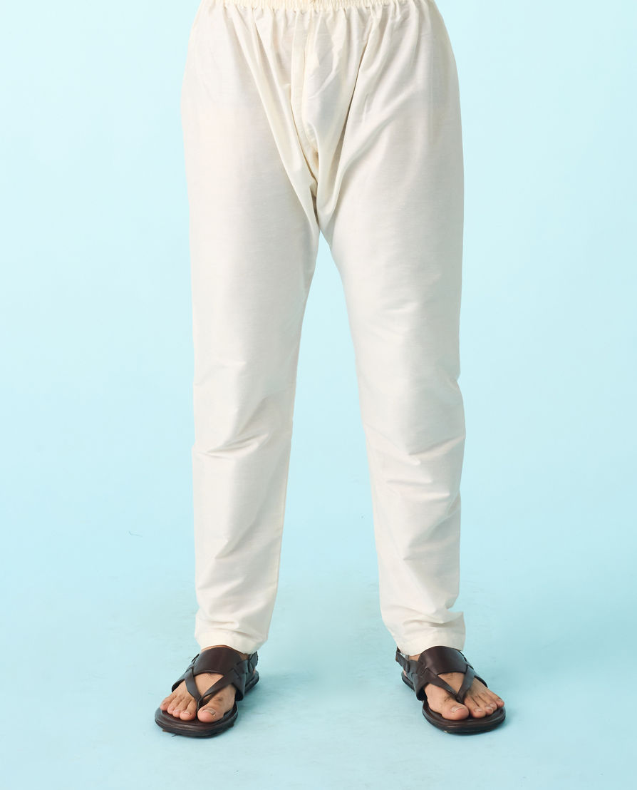 Diwas Men Gleaming Tan Kurta Pajama Set