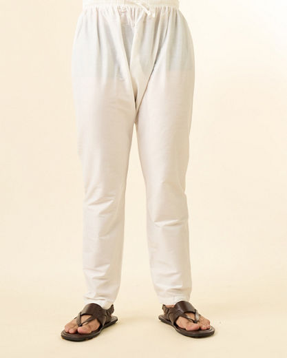Diwas Men Light Blue Georgette Kurta Pajama