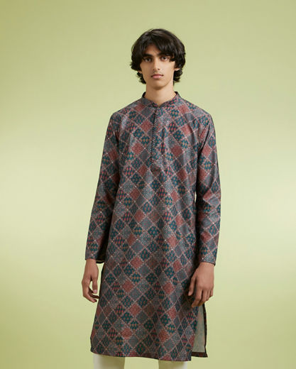 Diwas Men Emerald Enchantment Kurta Pajama